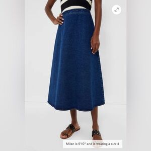 NWT Tuckernuck Denim Britt Skirt size 10